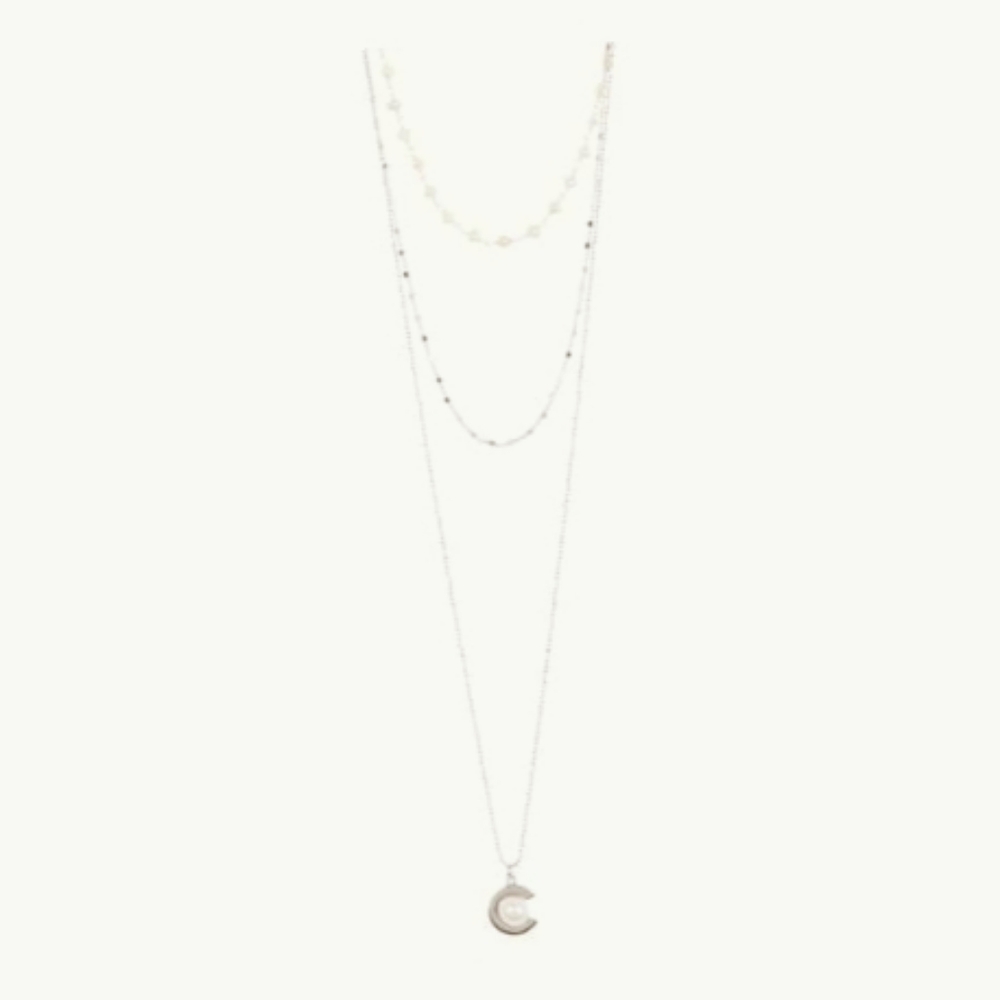 CaroleeTriple Strand Freshwater Pearl Necklace
